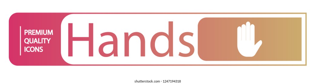 background hand icons