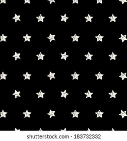 background of hand-drawn star