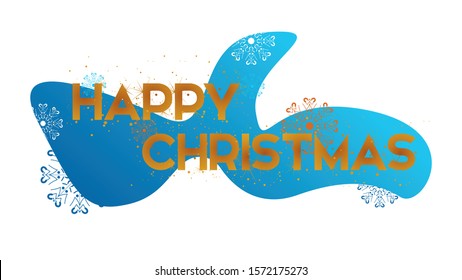 Background happy christmas vector design 