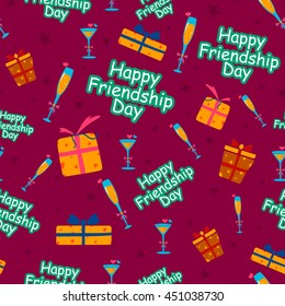 Background for Happy Friendship Day in vector