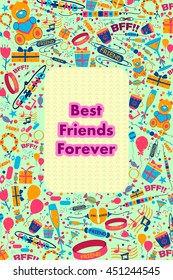 Background for Happy Friendship Day in vector