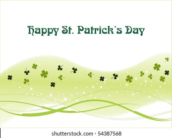 background for happy st patrick day, vector illustration