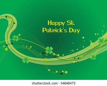 background for happy st patrick day, vector illustration