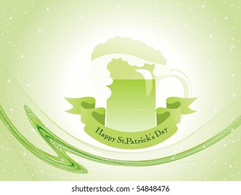 background for happy st patrick day, vector illustration