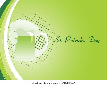 background for happy st patrick day, vector illustration