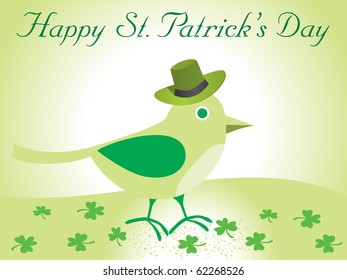 background for happy st patrick day, 17 march illustration