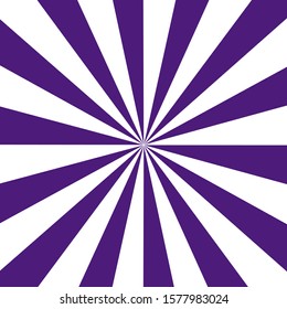 The background has alternate purple and white colors. Shaped like a halo Shine like the sun's rays