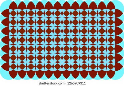 The background has a circular shape lots of Stacked Put down. Illustration and vector