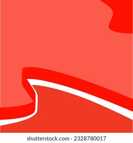 El fondo tiene colores rojo y blanco con líneas