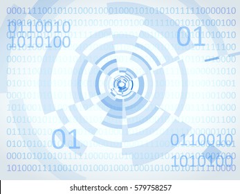 Background Head-up Display, Binary system, zero-one system