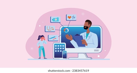 Background Health Care Illustrations" comprises a collection of visual representations that relate to the healthcare industry