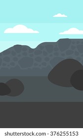 Background of heaps of coal.