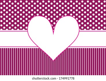 Background with heart