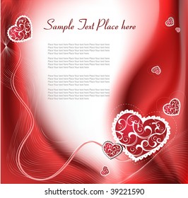 background with heart