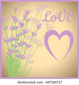 background heart lavender love