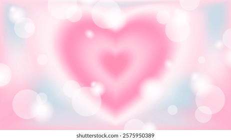 background with heart pattern. beautiful and romantic. happy valentine's day celebration. event, festival, celebration. banner, pink, white, and blue color combination background. design elements