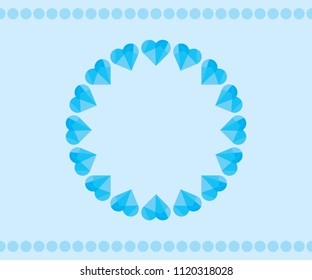 Background heart pattern love banner, wallpaper texture backdrop