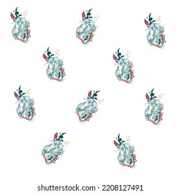 Background and heart print for your designs