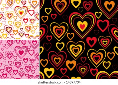 Background heart Seamless Valentine