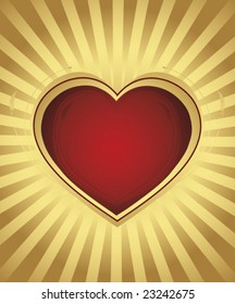 background with heart for valentine day