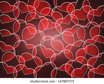 background with hearts