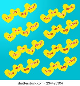 background of hearts