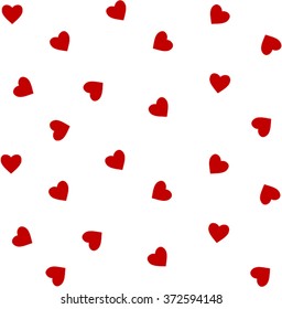 The background hearts