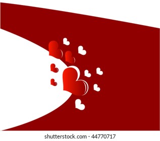 background with hearts