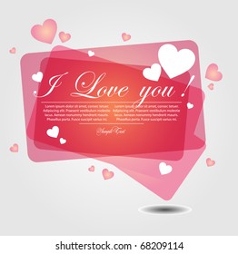 background with hearts