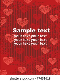 background with hearts