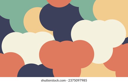 background with hearts and abstract