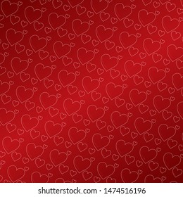 Background with hearts for loved ones. To valentines day