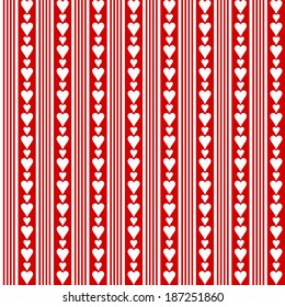 Background of hearts pattern