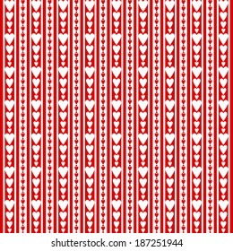 Background of hearts pattern