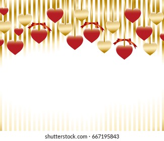 background of hearts pattern