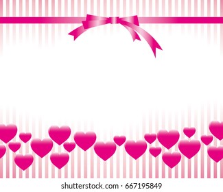 background of hearts pattern