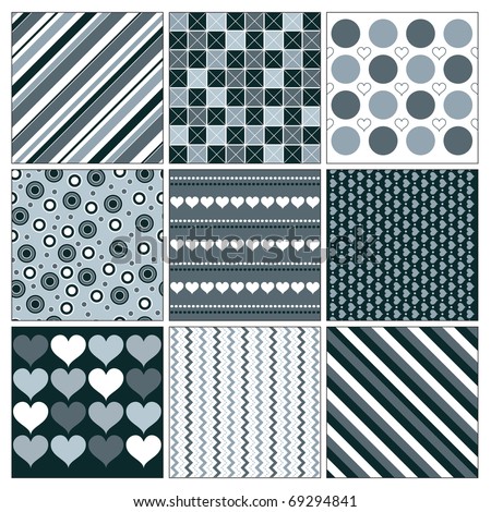 Background with Hearts. Valentine Illustration. Vector eps10.