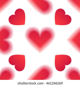 Background with hearts. Valentine seamless hearts pattern