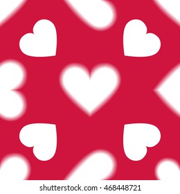 Background with hearts. Valentine seamless hearts pattern