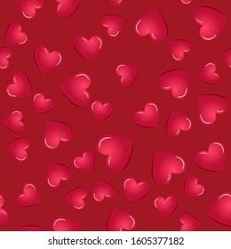 Background with hearts for Valentine's day.