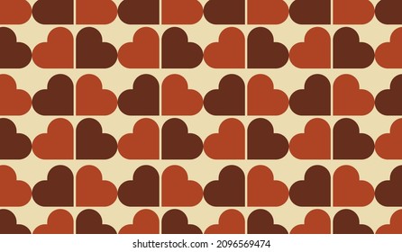background with hearts for valentine's day