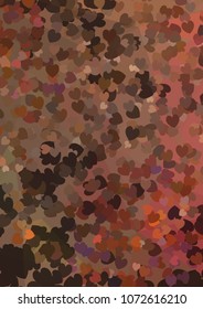 Background with hearts. Vector clip art.