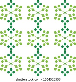 Background hexagon color green with circle ornament