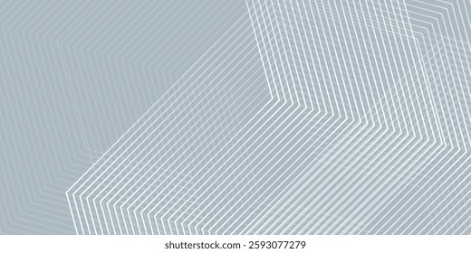 Background hexagon lines on gray geometric simple modern abstract