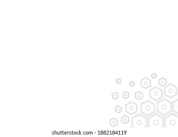 background with hexagon pattern free vector