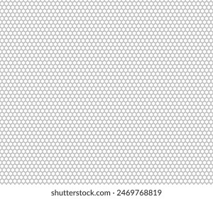 Background with Hexagon Pattern. Rounded hexagons mosaic pattern. Small hexagon geometric shapes. Seamless tileable vector illustration.