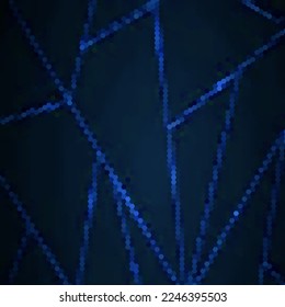 background hexagon pattern, template. Dark purple hexagon wallpaper. Vector illustration. EPS 10