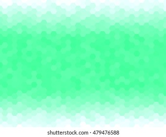 Background of Hexagonal Tiles of Gradient Shades of Indigo Color. With Random Color Variation  on Each Grid. Producing Mosaic Like Pattern.