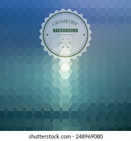 Background with hexagones. Eps10 Vector illustration