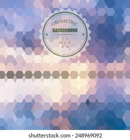 Background with hexagones. Eps10 Vector illustration